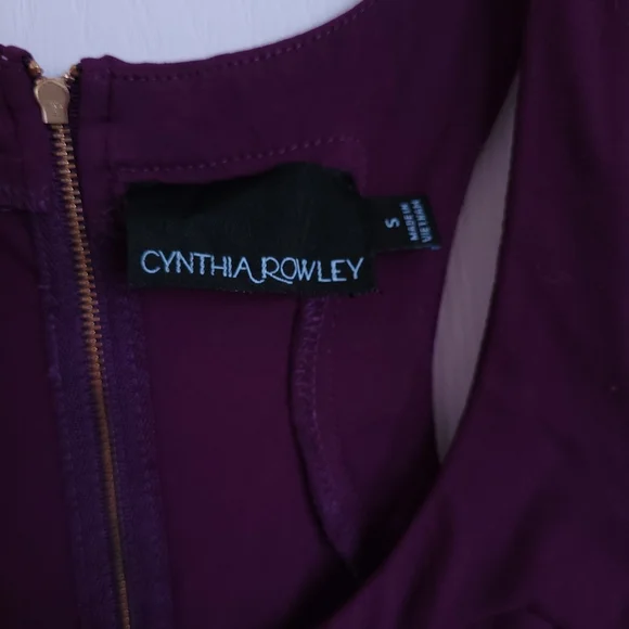 Cynthia Rowley purple dress small - Picture 4 of 4